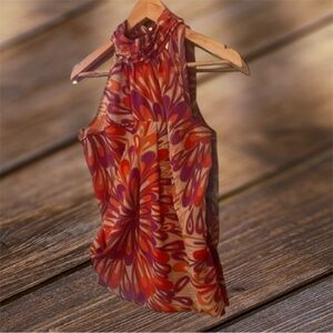 New York & Company Mock‎ Neck Sleeveless Shirt Size Small